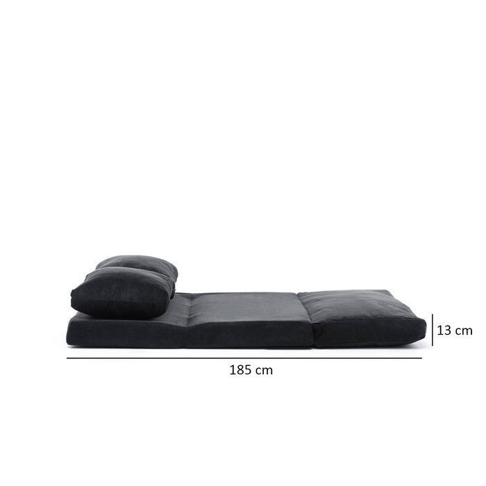 Atelier Del Sofa Taida Sofá cama de 2 plazas Negro
